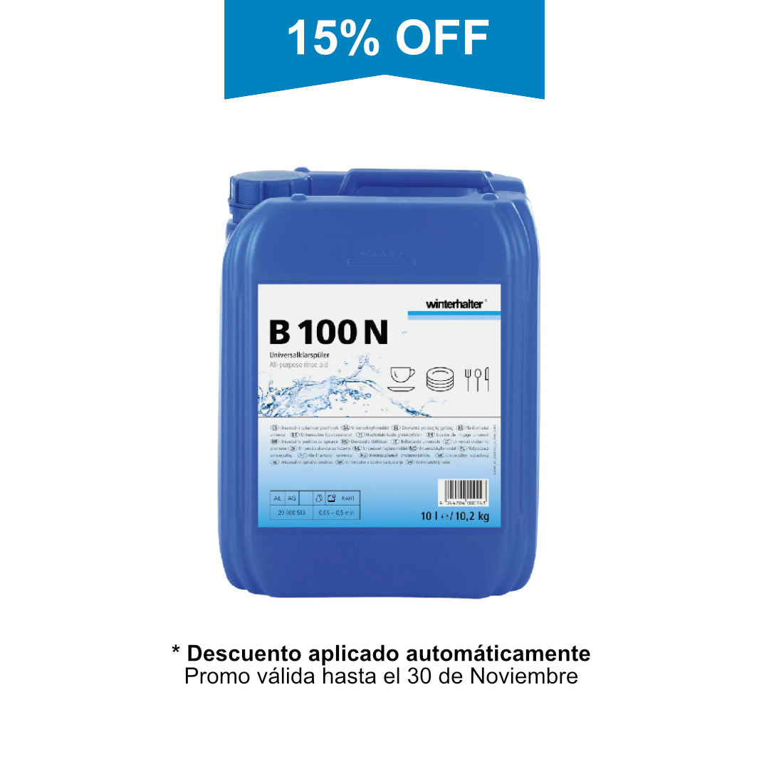 Abrillantador lavavajillas B100N x 10L