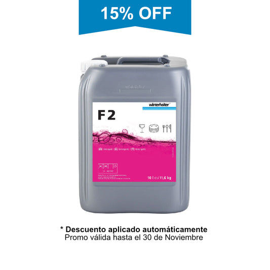 Detergente lavavajillas F2 x 10L