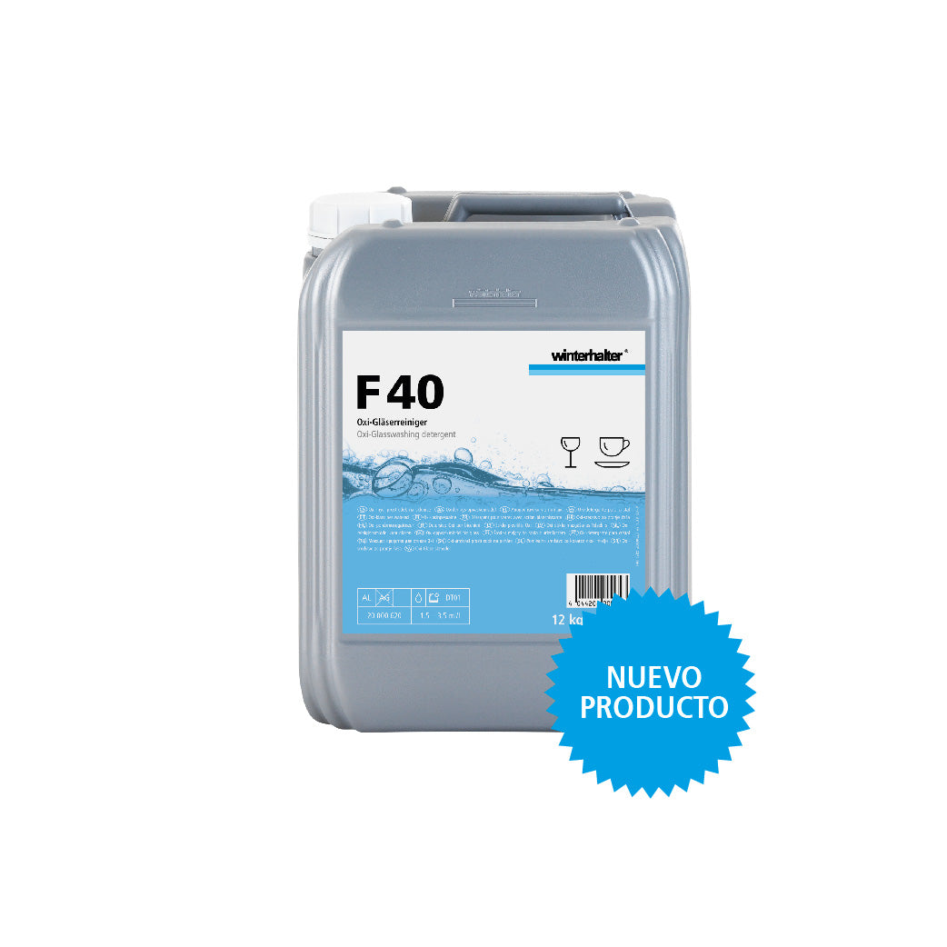 Detergente lavavajillas F40 x 12 KG